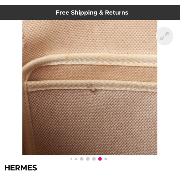 Hand painted Hermes Herbag - Picture 14 of 16